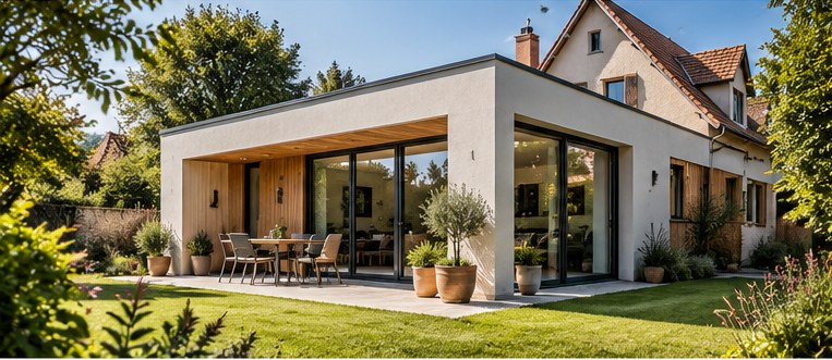 Extension de maison - photo de démonstration